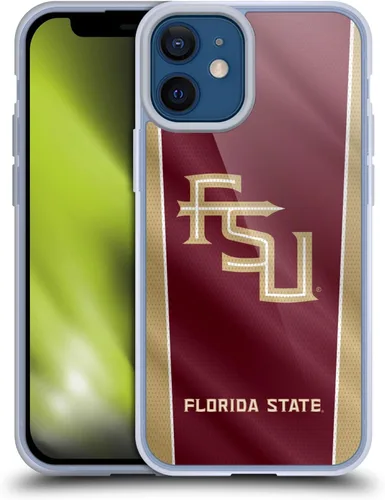 Miniatura 217 de Head Case Designs Funda de gel suave FSU Seminoles de la Universidad Estatal de Florida con licencia oficial compatible con Apple iPhone 13 Pro Max