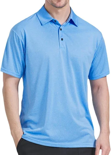 Miniatura 3 de Paquete de 3 polos para hombre Dry Fit Performance de manga corta Polo de golf