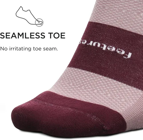 Miniatura 3 de Feetures Cojín de alto rendimiento con pestañas invisibles - Calcetines para correr para hombres y mujeres - Calcetines atléticos al tobillo