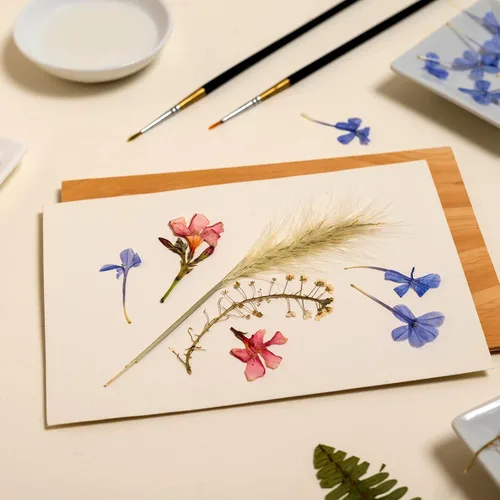Miniatura 6 de PATIKIL Papel de prensa de flores de 6 x 6 pulgadas, 2 juegos/20 hojas de repuesto de papel secante absorbente reutilizable para manualidades