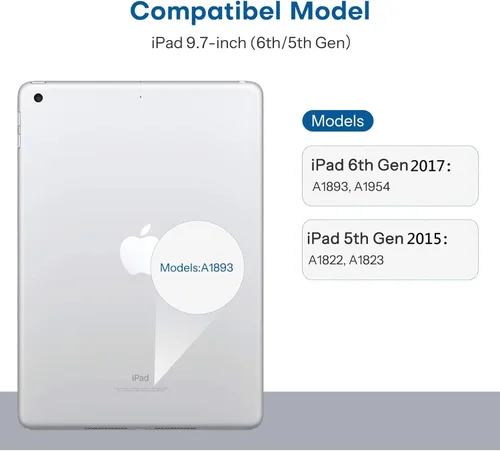 Miniatura 2 de Protector de pantalla de cristal templado SPARIN para iPad 9.7 pulgadas (2018 y 2017), iPad Pro 9.7, iPad Air 2 y iPad Air