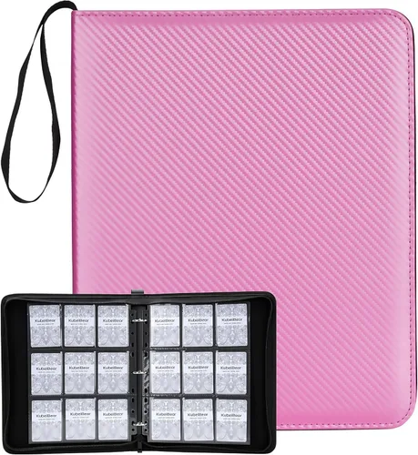 Miniatura 13 de Carpeta de tarjetas – Capacidad 720, tarjetero con cremallera para MTG, tarjetas deportivas y coleccionables – Almacenamiento sin ácidos, duradero
