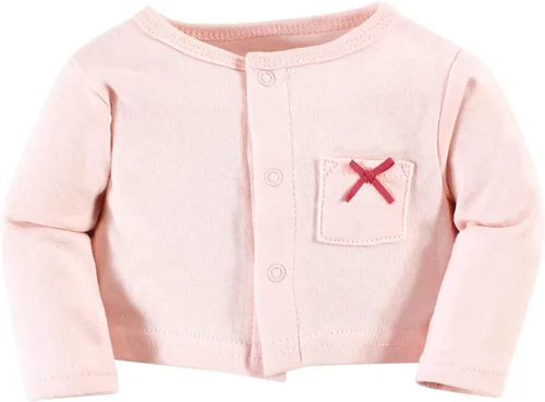 Miniatura 5 de Hudson Baby - Conjunto de vestido y cárdigan de algodón para niña bebé
