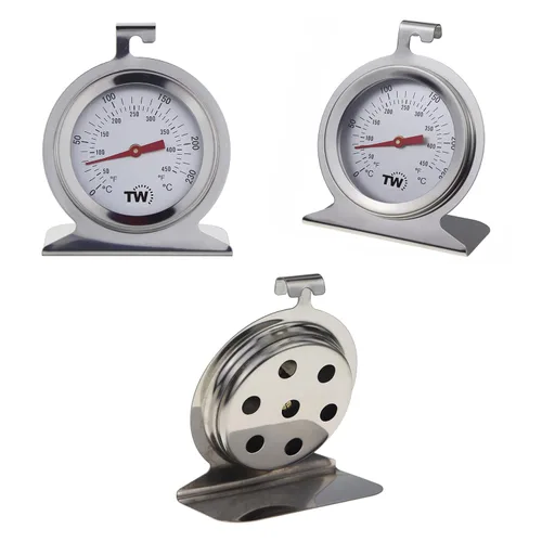 Miniatura 2 de Thermometer World Termómetro de horno para hornos eléctricos y de gas, medidor de temperatura del horno, termómetro sin enjuague en el horno, acero