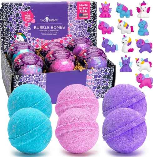 Miniatura 11 de Bombas de baño TNT Creeper para niños con juguetes sorpresa en el interior (paquete de 6) – Grandes bombas de burbujas explosivas para niños y niñas
