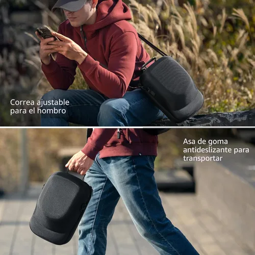 Miniatura 4 de Ozueccr Estuche de viaje para casco duro: almacenamiento para gorras de béisbol con asa de transporte y correa ajustable para el hombro, organizador