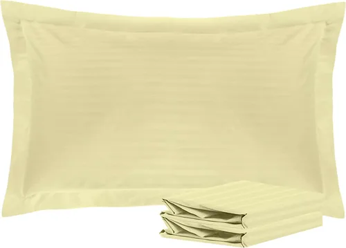 Miniatura 17 de Juego de 2 fundas de almohada estándar de 600 hilos, 100% algodón egipcio, con cierre de sobre, tamaño estándar de 20 x 26 pulgadas, fundas