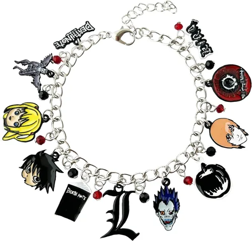 FJKMYOYO DianViVi - Pulsera de anime de dibujos animados de horror y no la muerte, regalo para niña y mujer, Zinc, 0