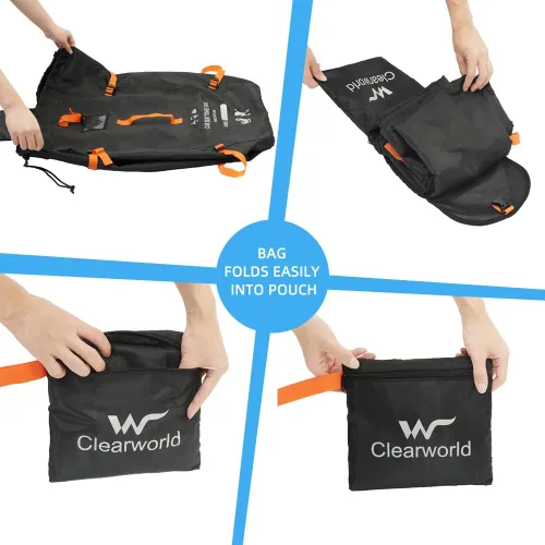 Miniatura 6 de Clearworld Bolsa de viaje para asiento de automóvil para viajes aéreos, bolsa duradera para control de puerta para el aeropuerto, bolsa