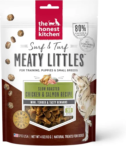 Miniatura 10 de The Honest Kitchen Human Grade Surf & Turf Meaty Littles: Receta de Carne y Salmón, Bolsa de 4 oz