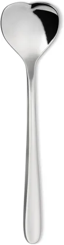 Miniatura 3 de Alessi AMMI01S AZ Big Love - Juego de helados de diseño, cuenco en acero inoxidable 18/10 y resina termoplástica, color azul y cuchara de acero