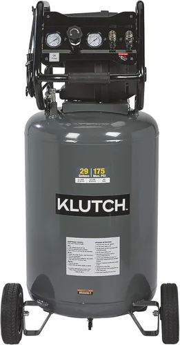 Miniatura 11 de Klutch Compresor de aire de 20 galones, 2 HP, 120 voltios, 175 PSI