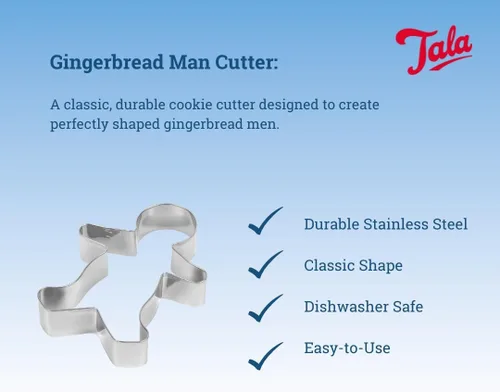 Miniatura 2 de Tala Cortador de hombre de jengibre, acero inoxidable