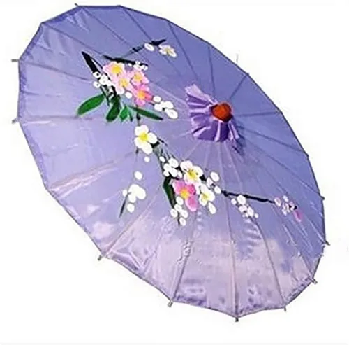Miniatura 13 de JapanBargain, parasol japonés asiático de nylon chino para fotografía, cosplay, disfraces, boda, fiesta, decoración del hogar, tamaño para niños, 22