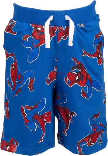 Miniatura 4 de Marvel Conjunto de camiseta de Spider-Man y pantalones cortos de rizo francés para niños pequeños a niños grandes (2T - 10-12)