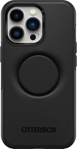 Miniatura 2 de OtterBox Funda para iPhone 13 Pro Otter + Pop Symmetry Series - Aguas tranquilas (azul), PopSockets integrados PopGrip, delgada, apta para bolsillo