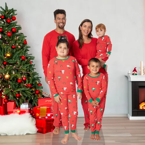 Miniatura 8 de Peanuts Snoopy - Pijamas familiares a juego, cómodos conjuntos de 2 piezas para Navidad