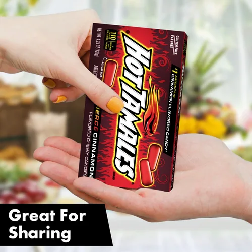 Miniatura 7 de Hot Tamales - Caramelos feroces de canela, paquete de 4, 4.25 onzas cada uno, ideal para los amantes de los dulces y fanáticos de los tamales