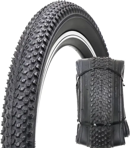 Miniatura 11 de MOHEGIA Llantas de bicicleta de montaña – 20/24/26/27.5 pulgadas plegables de repuesto de neumáticos de bicicleta MTB, cuentas de acero todo terreno