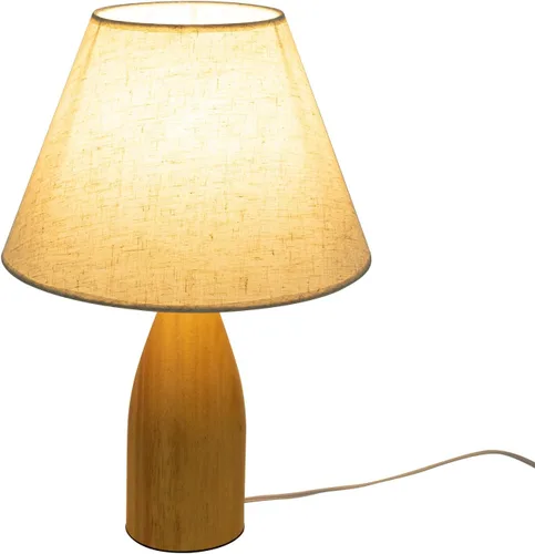 Miniatura 13 de Lámpara de Mesa, Lámpara de Mesita de Noche Tradicional, Lámpara de Escritorio, Lámpara Geométrica con Sombra para Sala de Estar, Dormitorio