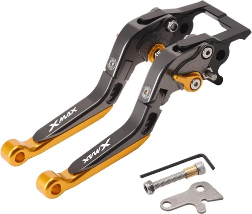 Miniatura 17 de Palancas de embrague de freno ajustables para motocicleta, cerradura de manija de estacionamiento para Yamaha Xmax 125 250 300 400 XMAX250 XMAX300