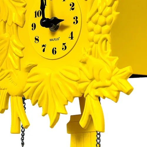 Miniatura 6 de WALPLUS Reloj de pared clásico de cuco rosa con diseño de pájaro colgante para decoración del hogar, reloj de Navidad, regalos