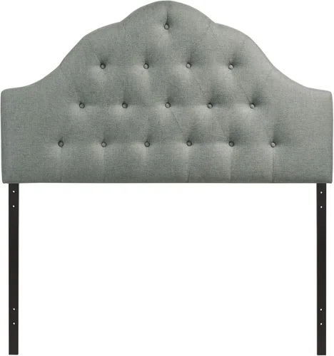 Miniatura 6 de Modway Sovereign Cabecero doble tapizado con botones, Madera Gris