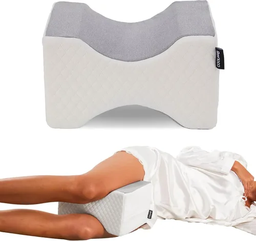 Miniatura 8 de cooloo8 Almohada de piernas para dormir de lado, almohada de rodilla para dormir de lado, almohada de rodilla, alivio del dolor de ciática, almohada