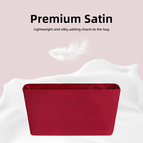 Miniatura 3 de DGAZ Organizador de bolso para LV Neverfullbag MiniPMMMGM, organizador de bolsas de seda, bolso de lujo y moldeador de bolsas (MM)