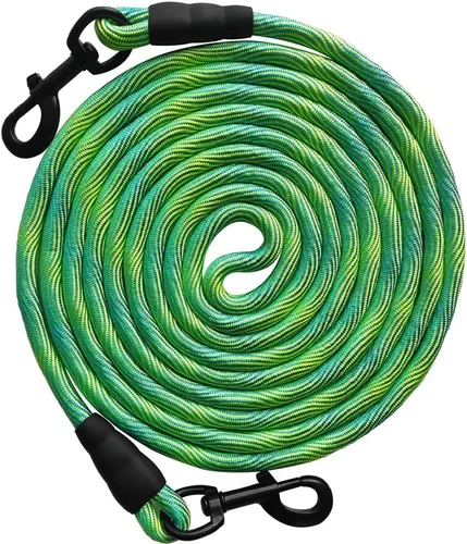 Miniatura 14 de BTINESFUL Correa de Amarre para Perro, Cuerda de Control Correa de Cuerda Larga, 8ft 12ft 20ft 30ft 50ft 75ft Correa para Perros de Patio - Perros