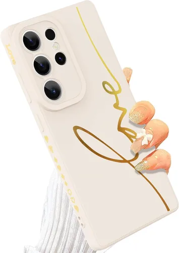 Miniatura 15 de Funda para Samsung Galaxy S22, Diseño Gráfico de Carta de Amor con Lindo Chapado en la Parte Trasera con Protección de Cubierta de Cámaras con Lente
