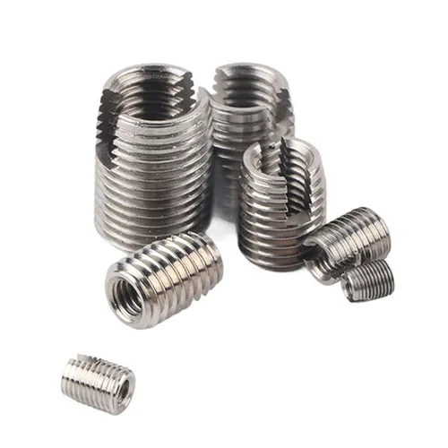 Miniatura 9 de Juego de 50 piezas de insertos de rosca interior de acero inoxidable 302 autorroscantes, herramienta de reparación de refuerzo, insertos roscados