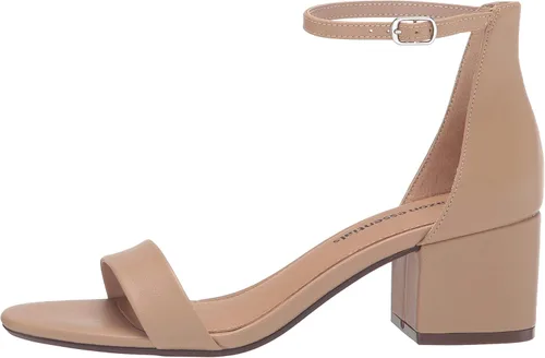 Miniatura 8 de Tienda Essentials - Sandalias de tacón con dos correas para mujer