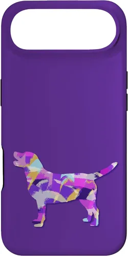 Miniatura 27 de Labrador Retriever Dog Silhouette Purple Pink Yellow Blue Case for iPhone 17