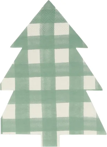 Miniatura 4 de Meri Meri Servilletas de Papel de Navidad (Paquete de 16), Papel Grueso y Absorbente de 3 Capas, Servilletas de Navidad con Forma Desechables