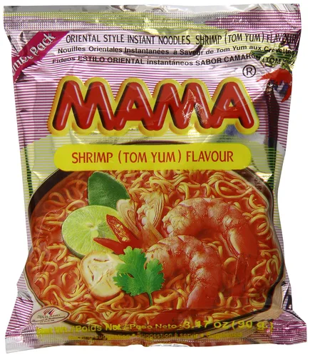 Miniatura 14 de MAMA Noodles Beef Stew Instant Spicy Fideos con deliciosos sabores tailandeses, fideos picantes y picantes, sin grasas trans con menos calorías que
