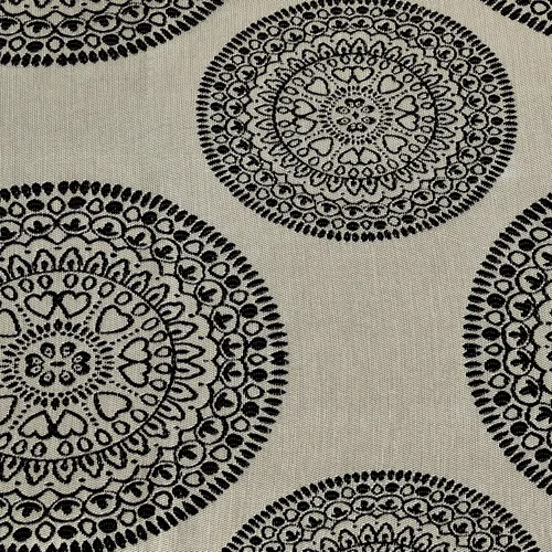 Miniatura 3 de Superior Cordon - Cortinas de jacquard para habitación y ventana, con ojales de acero inoxidable, clásico ecléctico transicional, juego de 2 paneles
