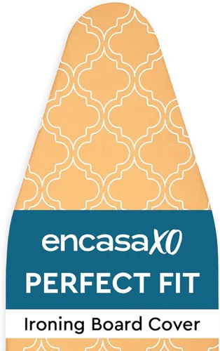Miniatura 13 de Encasa XO Funda y almohadilla para tabla de planchar de 42 x 14 pulgadas, tamaño estándar, funda de fieltro de 0.118 pulgadas de grosor acolchada