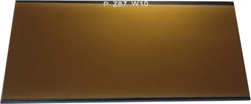Best Welds - Lente de soldadura de repuesto de vidrio endurecido dorado, placa de filtro pasivo avanzada de 2 pulgadas x 4-1/4 pulgadas, sombra 9,