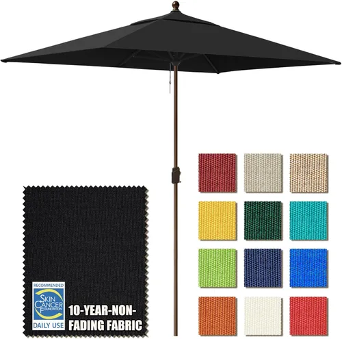 Miniatura 69 de EliteShade USA Sombrilla de Mercado de 9 Pies con Garantía de 10 Años Sin Decoloración, Sombrilla de Patio, Sombrilla de Mesa para Exteriores