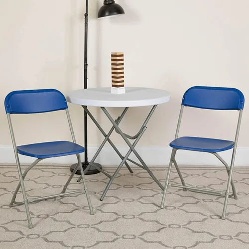 Miniatura 2 de Flash Furniture Hercules Series - Sillas plegables de plástico para fiestas y bodas, asientos apilables para eventos comerciales, juego de 10