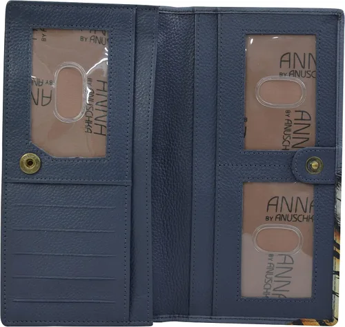 Miniatura 3 de Anna by Anuschka Cartera de mano de cuero genuino pintada a mano para mujer