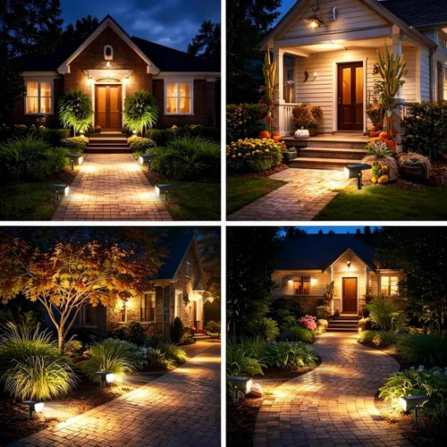 Miniatura 9 de GKGG Luces solares para exteriores, impermeables, IP65, 76 LED, 3 modos de iluminación, focos solares para exteriores, patio, jardín, paisaje
