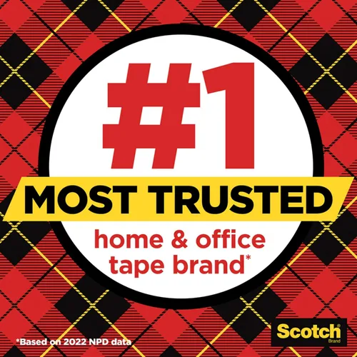 Miniatura 3 de Scotch Super-Hold Tape, 6 rollos, 50% más adhesivo, favorito de confianza, 3/4 x 800 pulgadas, en caja (700S6)