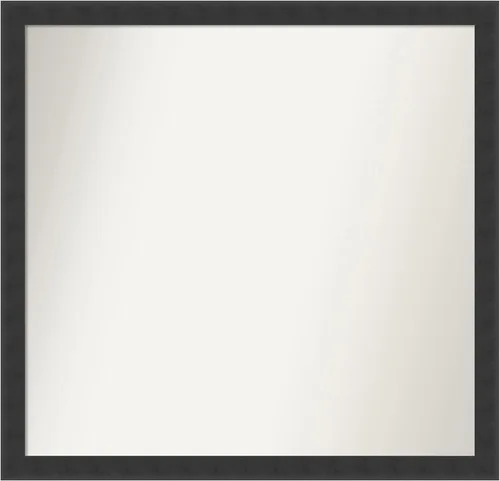 Miniatura 49 de Amanti Art Espejo de baño negro para sobre fregadero, 22 x 22 pulgadas, espejo de tocador cuadrado estrecho negro Avon, marco de madera casual