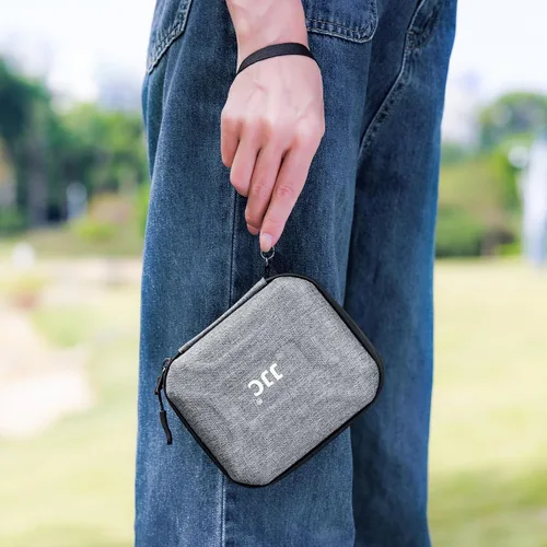 Miniatura 9 de JJC Bolsa de filtro de lente dura, estuche de filtro de 4 bolsillos para filtro circular de hasta 3.740 in con trabilla para cinturón, a prueba