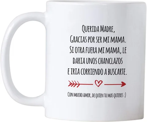 Miniatura 2 de Casitika Regalo para mamá de día de madres o cumpleaños. Divertidas ideas de regalo en español para el día de la madre o cumpleaños. Taza de mamá