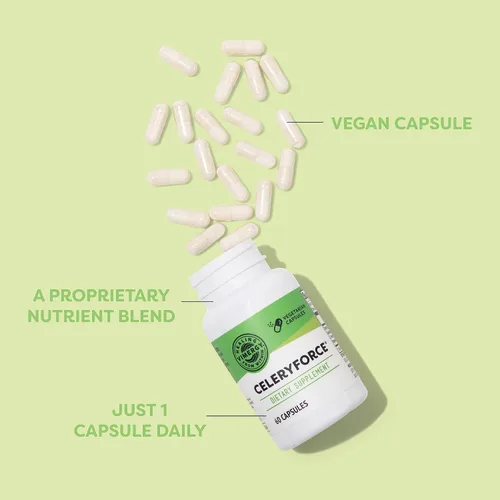 Miniatura 3 de Vimergy Celeryforce - Nutrientes y aminoácidos - Apoya tu rutina de bienestar* - Kosher, vegano y sin gluten - 60 cápsulas