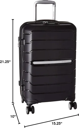 Miniatura 113 de Samsonite Freeform – Maleta rígida, expandible con ruedas dobles giratorias, Blanco