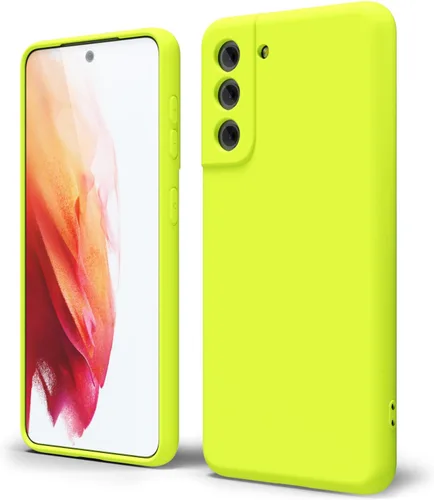 Miniatura 237 de oakxco Funda para teléfono Samsung Galaxy S21 Ultra con agarre de silicona líquida, bonita funda delgada y delgada de goma suave de TPU lisa